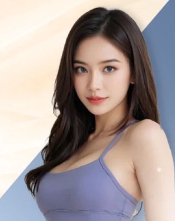 複合式隆乳女性胸型與身形主題照片