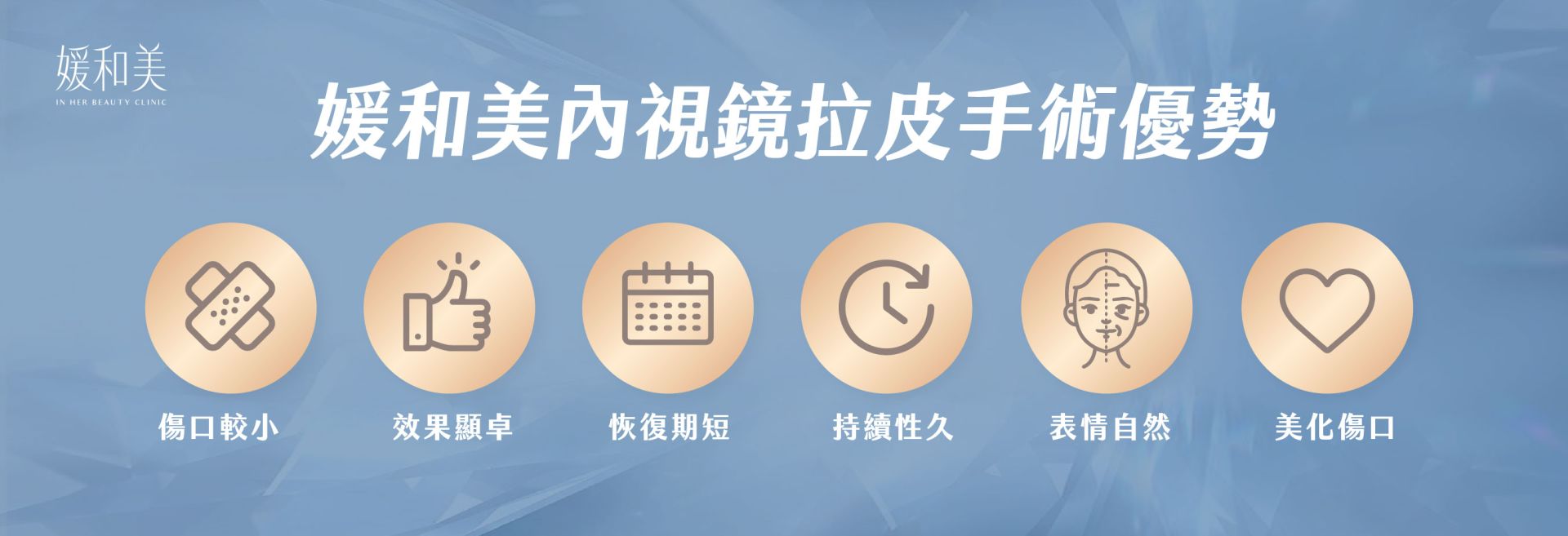 媛和美內視鏡前額拉皮手術特色